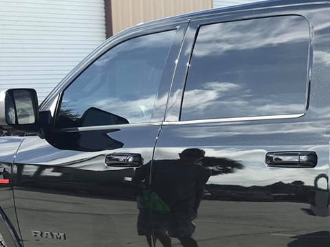 Window Tinting Installation.